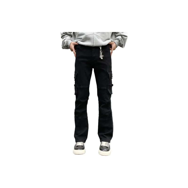 PANDA ADEVIL Jeans Unisex Black-0