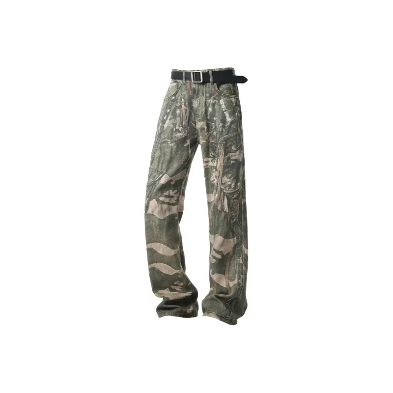 Kung Fu Panda Jeans Unisex Green-0