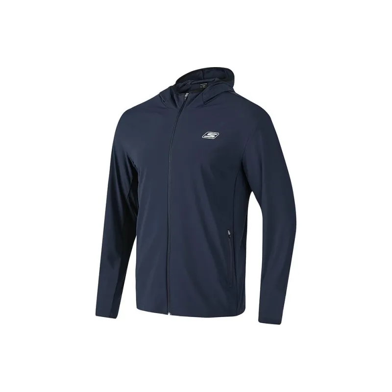 Skechers Jackets & Coats Men's Navy Blue-0