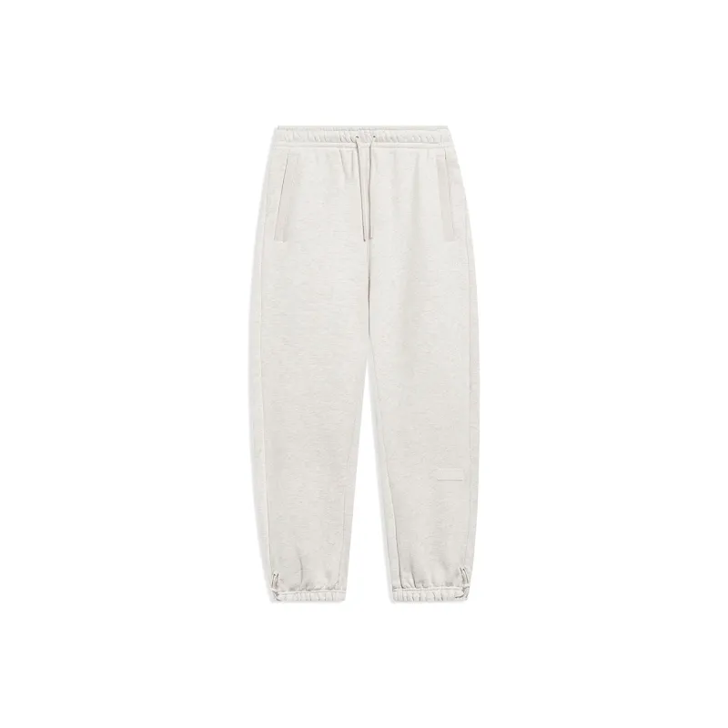 LINING Wade Collection Knitted Sweatpants Men Heather Gray Tile Gray-0