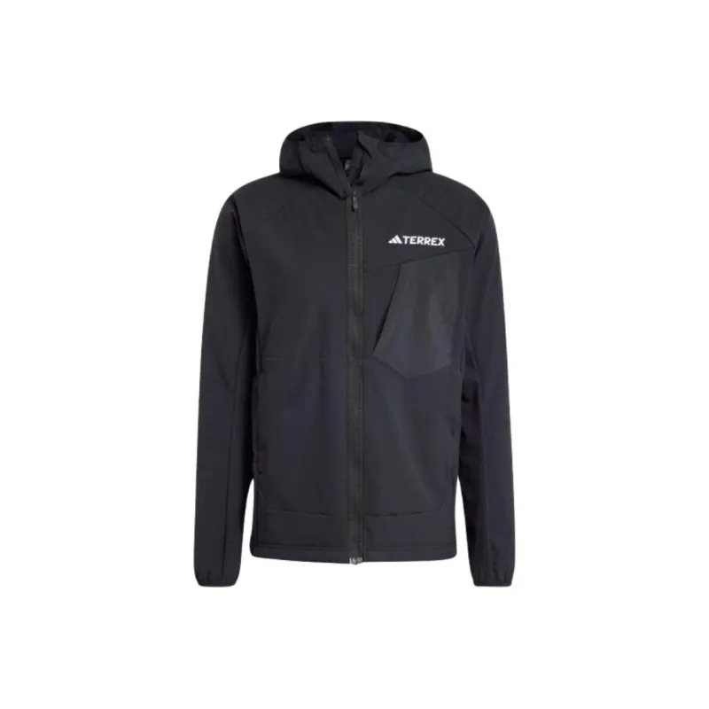 Adidas Free Shipping With AdiClub Terrex Xperior Softshell Fleece Hooded Jacket-0