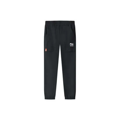 FILA X Magic Stick Joint Series Knitted Sweatpants Men Black