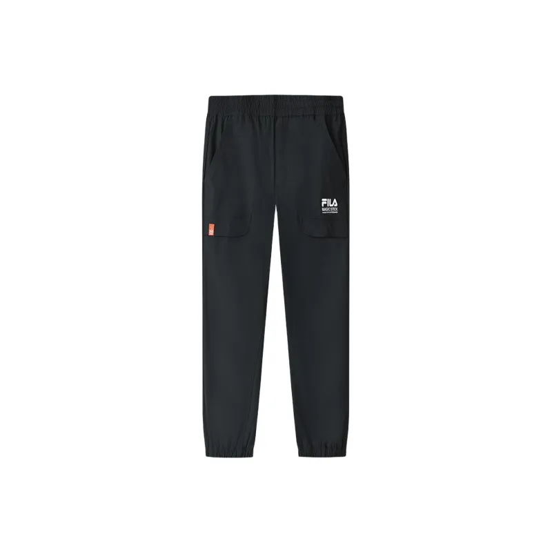 FILA X Magic Stick Joint Series Knitted Sweatpants Men Black-0