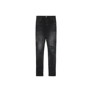 AMIRI Crystal Logo Jean