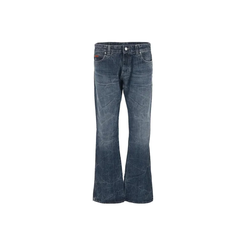 Martine Rose Low Rise Bootcut Jean-0