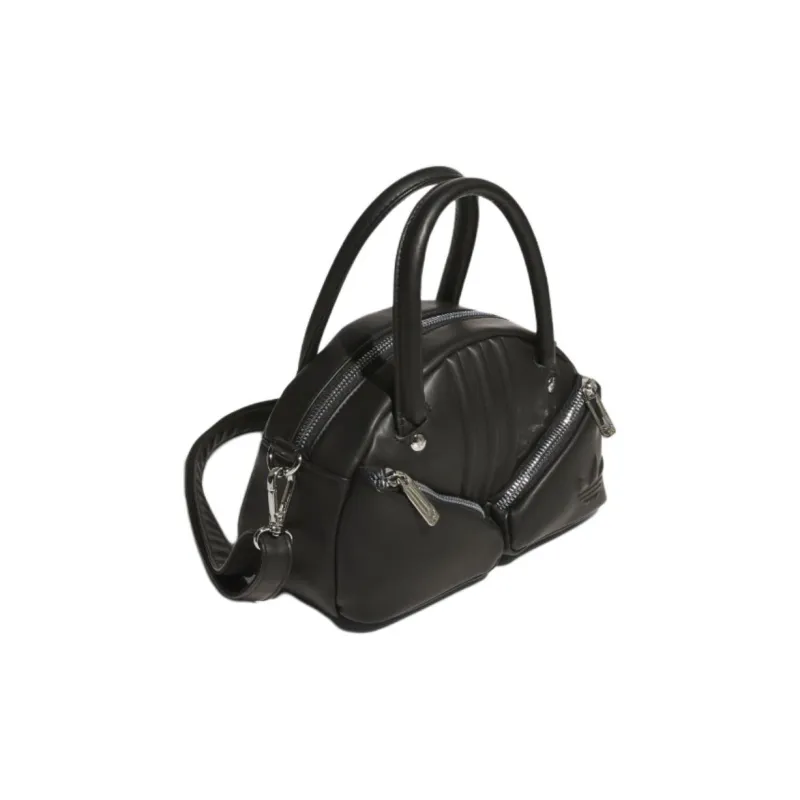 Adidas Originals PU One Shoulder Handbag Trumpets Women's Black-1