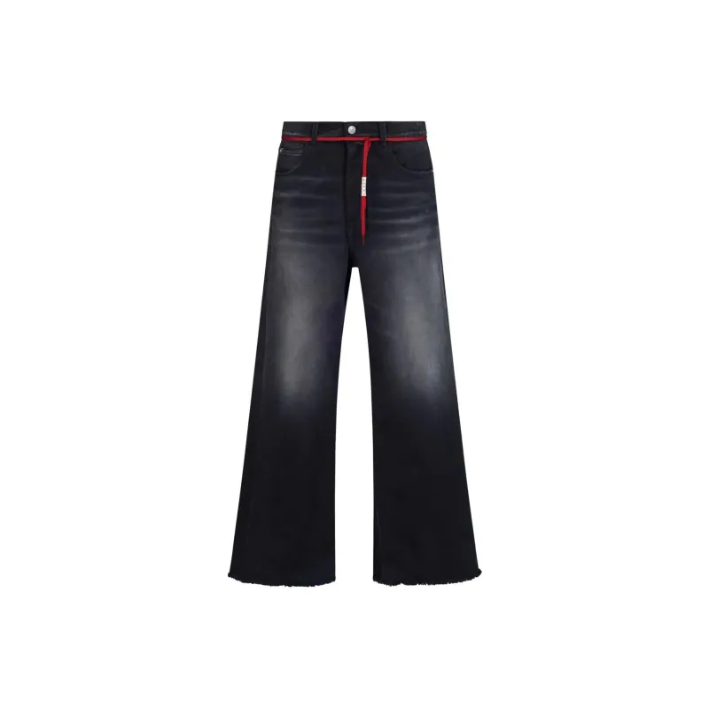 MARNI Drawstring Wide Denim Pants-0