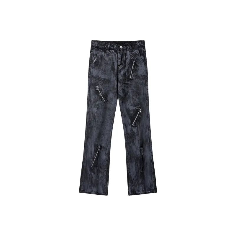 Yiwen Jeans Unisex Black-0
