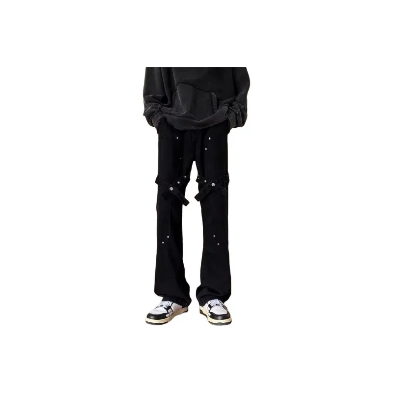 PANDA ADEVIL Jeans Unisex Black-0