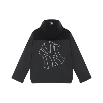 MLB New York Yankees Basic Collection 24FW Windproof Jacket Unisex Charcoal Gray