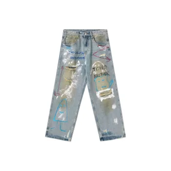 FCMM Jeans Unisex Light Blue