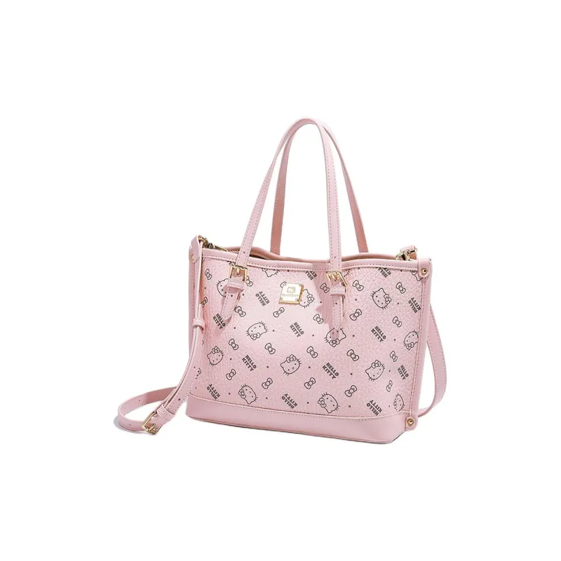 MESUCA Sanrio Hello Kitty Collaboration Kitty Series PU Tote One Shoulder Handbag Women's Multicolor-2