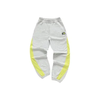 Beams X FILA Knitted Sweatpants Men Elegant Heather Gray
