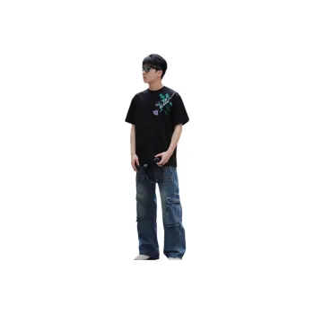 Struggle Vintage95 T Shirt Unisex Black