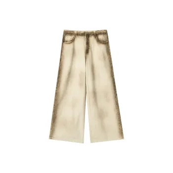 JHYQ Jeans Unisex Ecru