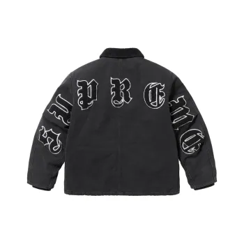 Supreme Old English Canvas Work Jacket