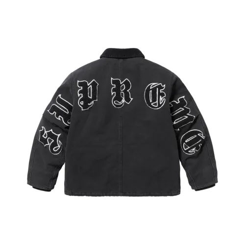 Supreme Old English Canvas Work Jacket