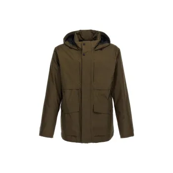 HERNO High Neck Hooded Jacket