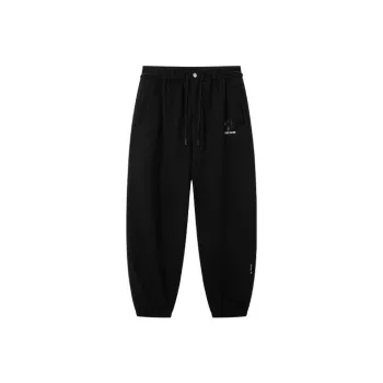 YK&YB Knitted Sweatpants Unisex Black