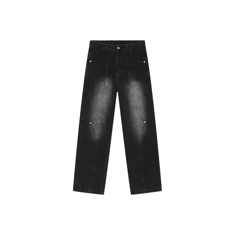 Voguo Relay Jeans Unisex Black Gray-0