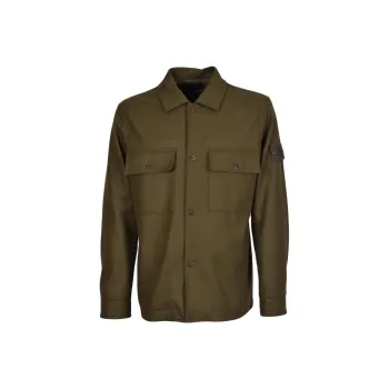 STONE ISLAND Ghost Piece Button Up Overshirt