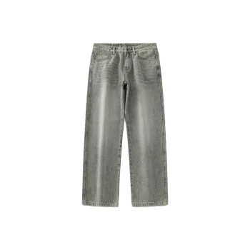 FAIRWHALE Jeans Unisex Gray White