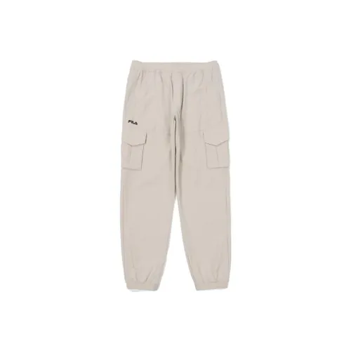 FILA Knitted Sweatpants Unisex Beige