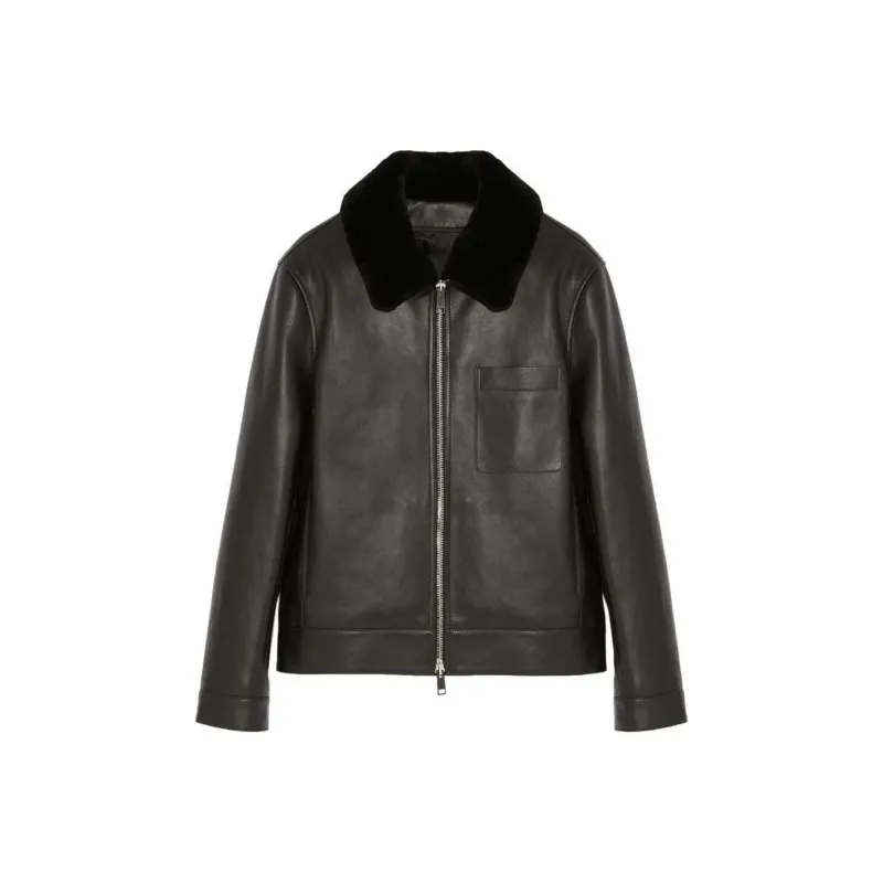 Yves Salomon Shearling collar Jacket-0