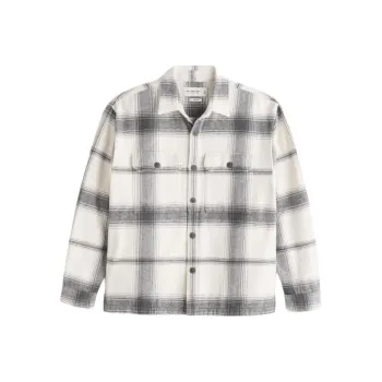 Abercrombie＆Fitch Jackets Coats Men's Gray Plaid