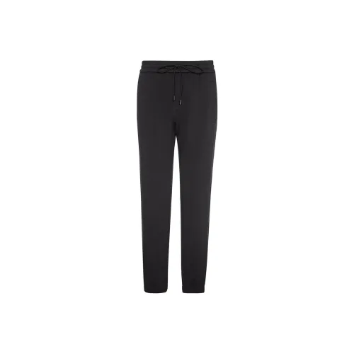 DAVID NAMAN Knitted Sweatpants Men Navy Blue