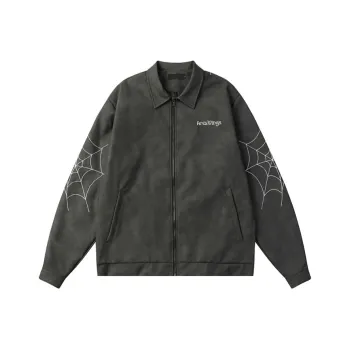 COMXZ Jackets Coats Unisex Black Gray Color