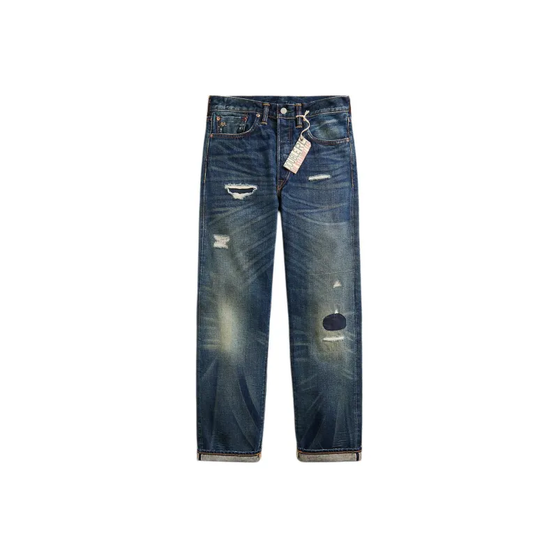 Polo Ralph Lauren Straight Fit Hawley Selvedge Jeans Jeans Men's Blue-0