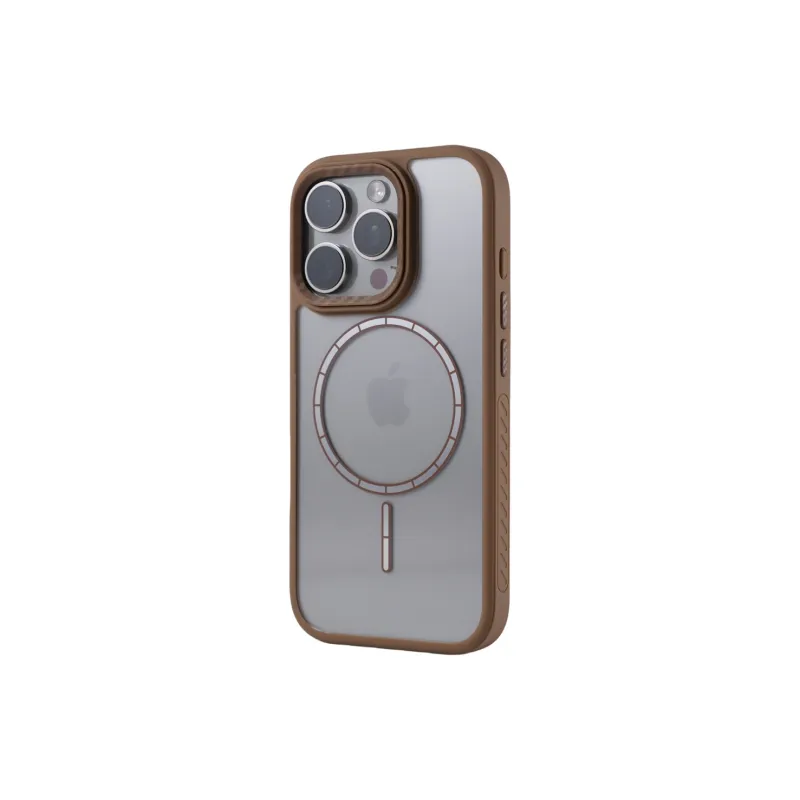 DEPA PC Material Transparent Soft Edge Magnetic Phone Cases Compatibility With Apple 13/16 Collection Minimalist-2
