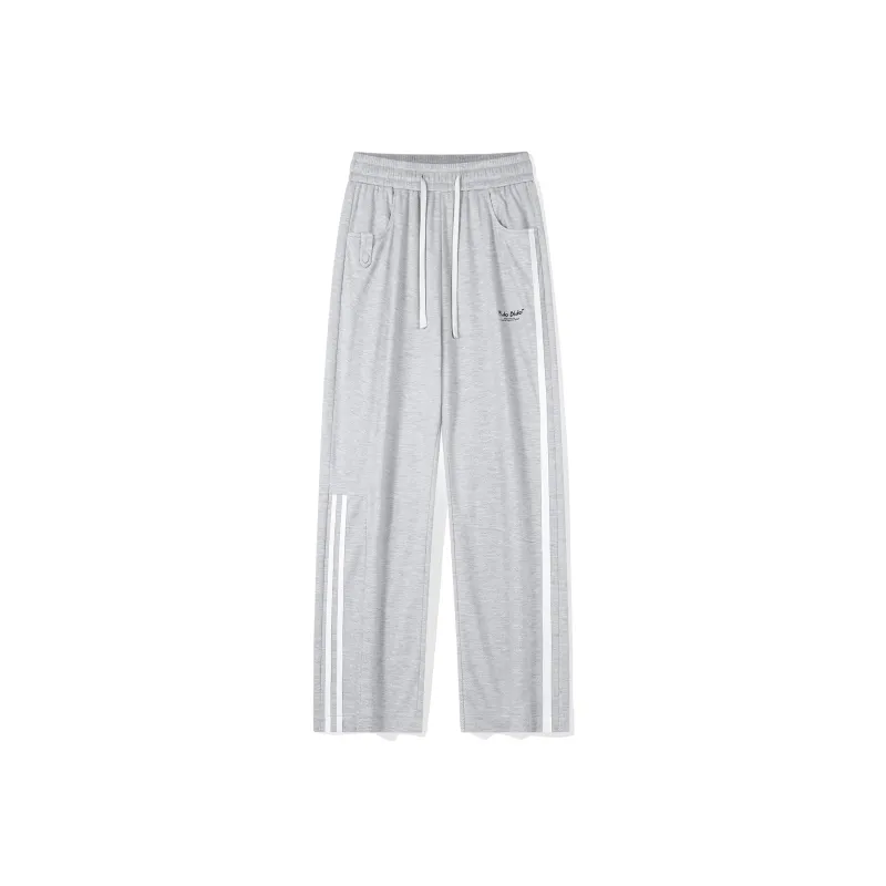 FIDO DIDO Knitted Sweatpants Unisex Couple's-10