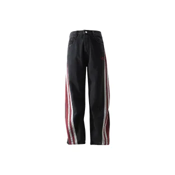 HOZZS Jeans Unisex Black