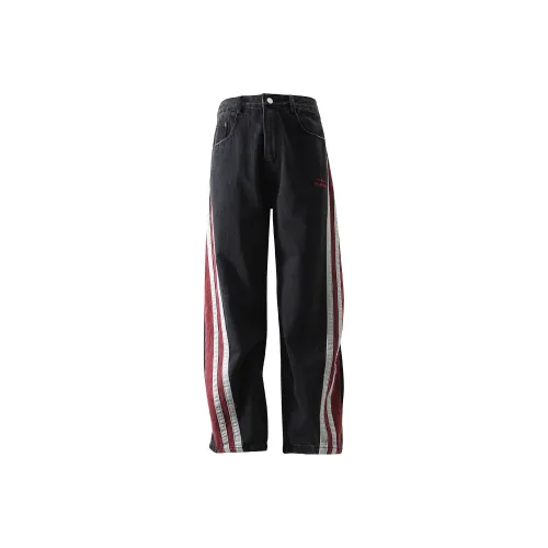 HOZZS Jeans Unisex Black