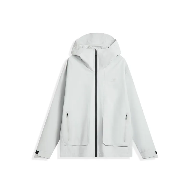 XTEP Trench Coat Men's Light Mist Gray-0