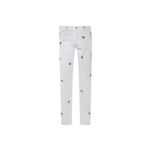 DIOR x KAWS FW23 Jeans Men's White