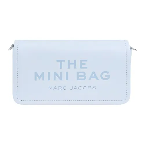 MARC JACOBS Leather Crossbody Bag Mini Women's Light Blue