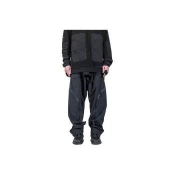 ISO.POETISM SS22 Wide Leg Moderate Casual Pants Men's Black