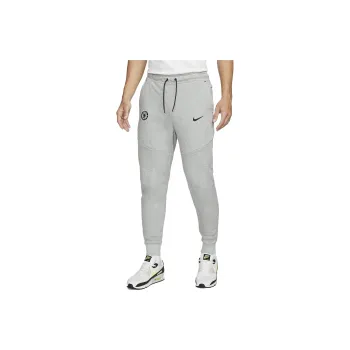 Nike Chelsea F.C. Tech Fleece Third Knitted Sports Pants Men's Light Gray