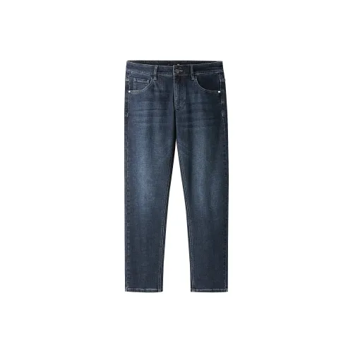 HLA Jeans Men Denim Blue Transition Color Dark 9E