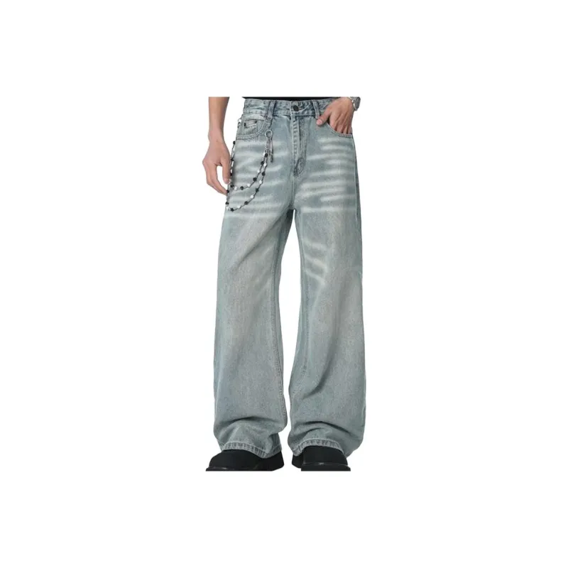 NVRFRGT Jeans Unisex Vintage Blue-0