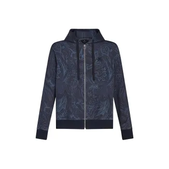 ETRO Paisley Printed Drawstring Hoodie