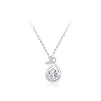 Love Link 999 Fine Silver Necklaces Women's
