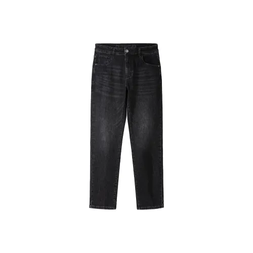 HLA Jeans Men's Black Bull Transition Color