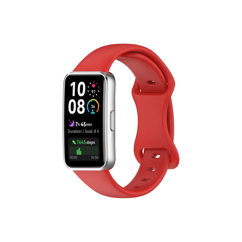 STEWPIGO Huawei Compatibility Watch Band 225.3mm Silicone Material-9