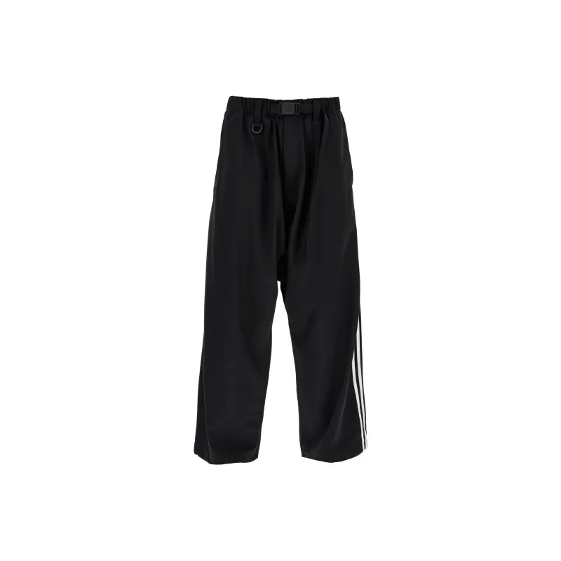Y 3 Logo Printed Belted Trousers-0