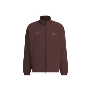 Adidas FW24 Jackets Coats Unisex Dark Gray Brown