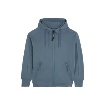 C.P.Company Diagonal Raised Fleece Goggle Zipped Hoodie